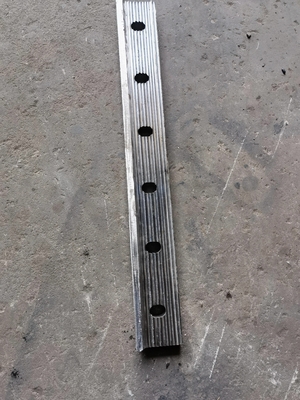 Al aluminium 6106 gaten van t6 6 met de platen van tandingsvissen 600 mm-lengte