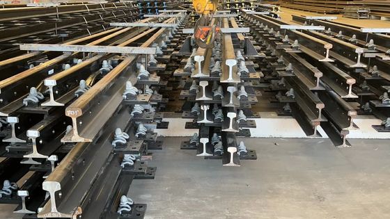 ASCE 75 Steel Track Rail Heavy Railway R260 or R320Cr hardness