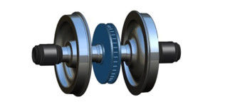 kopen 1-1450 mm Wieldiameter Spoorwagen Wielsets En Trolley Systems Met EN 13260/13262 Standard Conformiteit online manufacture