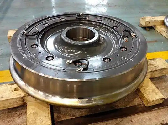 kopen Veiligheidsmontage van veerkrachtige wielen voor lightrail met banden en wielcentrum online manufacture