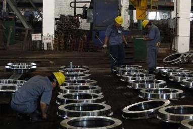 851mm Crane Rail Wheels Forging , Overhead Crane Trolley Wheels GB EN Standard