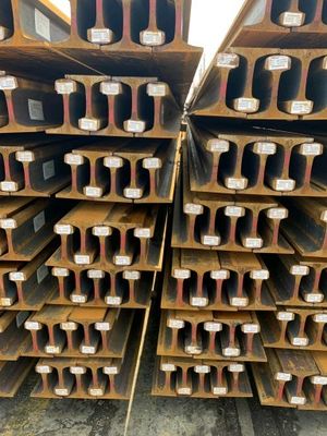 kopen Het Spoor van het het Staalspoor van de mijnbouwspoorweg, DIN Crane Rail P24 GB Standaard 93.66mm Heigth online manufacture