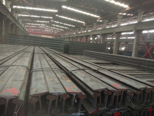 QU120 QU100 Steel Crane Rail , Steel Railroad Rail B T 5055-2014 Standard ODM