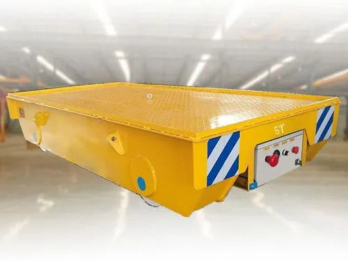 kopen 4 het Spoorauto's van de wielenspoorweg, Elektrische Vlakke Auto 15 Ton Load Capacity 7000mm Wielbasis online manufacture