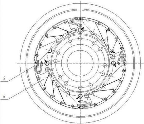 kopen M730A spoorwegbanden Veerkrachtige 730mm voor Locomotief en Wagenmetro online manufacture