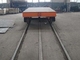 25 Ton Axle Load Flat Bed Rail Auto 1200mm Wielbasis 4 Wielensteun