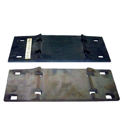 Railroad AREMA Single Shoulder Tie Plates voor het bevestigen van rails