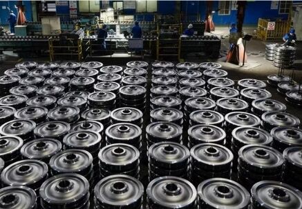 Zware staalwielen met warmtebehandelde staalconstructie ideaal voor het verwerken van zware lasten en industrieel vervoer