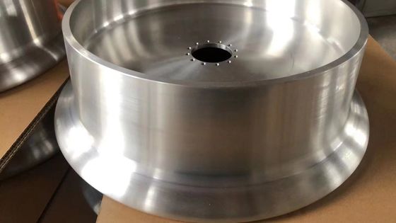 De rond Gesmede Wielen van de Aluminiumlegering voor Spooraanhangwagens 6061-T6 6063 Materiaal 7075-t