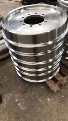 De gesmede 250mm Wielen van de Spoorwegauto, de Wielen van het Treinspoor 50hrc 40CrNiMo
