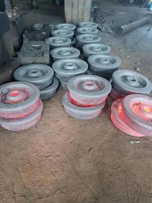 forged and rolled wheel steel wagonways wrought-steel wheel mild steel rail wheel