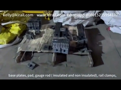 voorraad en verpakking van spoorwegplatforms