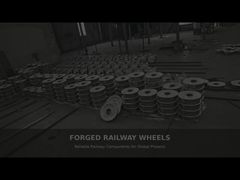 Frged spoorwielen, assen, wielstellen, spoorwagens en spoorwegcomponenten op maat